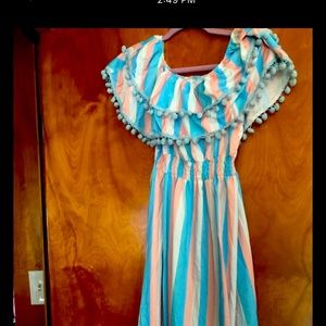 SHEIN STRIPED MAXI DRESS